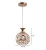 Soomin Gold Metal LED Ceiling Lights