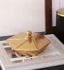 Keepsake Box In Gold Finish