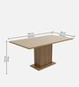 Keila 4 Seater Dining Set in Wood Finish