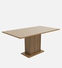Keila 4 Seater Dining Set in Wood Finish