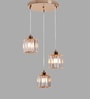 Orem Kelly Copper Crystal Cluster Hanging Light
