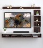 Kelly Wall Mount TV Unit For TV Upto 43" in Wenge White Finish