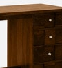 Kelty Sheesham Wood Writing Table In Scratch Resistant Provincial Teak Finish With Drawers