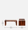 Kelty Sheesham Wood Coffee Table In Scratch Resistant Honey Oak  Finish