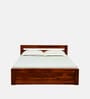 Kelty Sheesham Wood King Size Bed in Scratch Resistant Honey Oak Finish With Drawer Storage