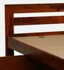 Kelty Sheesham Wood King Size Bed in Scratch Resistant Honey Oak Finish With Drawer Storage