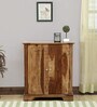 Kelty Sheesham Wood Shoe Rack In Rustic Teak Finish Kelty Sheesham Wood Shoe Rack In Rustic Teak Finish