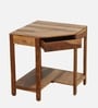 Kelty Sheesham Wood Corner Writing Table in Scratch Resistant Rustic Teak Finish