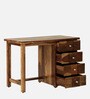 Kelty Sheesham Wood Writing Table In Scratch Resistant Rustic teak Finish With Drawers