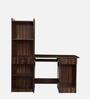 Kenny Hutch Desk in Dark Walnut Finish