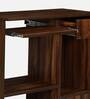 Kenny Hutch Desk in Dark Walnut Finish