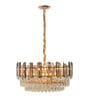 Livorno Grey Crystal Empire Chandelier