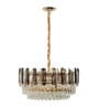 Livorno Grey Crystal Empire Chandelier