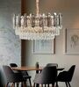 Livorno Grey Crystal Empire Chandelier