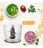 KENT ABS Food Grade Plastic Stainless Steel Double Chopping Blades Electric Chopper (Black)