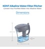 KENT Alkaline Water Filter Pitcher 3.5 L Sediment