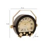 Kent Clock In Black Gold