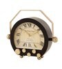 Kent Clock In Black Gold