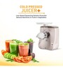 KENT Cold Pressed Low Speed Squeezing Technique Juicer (White)