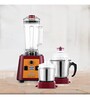 KENT Electronic Variables Speed Control Spill-Proof Lids With Jars Mixer & Grinder (Red)