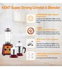 KENT Electronic Variables Speed Control Spill-Proof Lids With Jars Mixer & Grinder (Red)