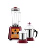 KENT Electronic Variables Speed Control Spill-Proof Lids With Jars Mixer & Grinder (Red)