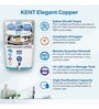KENT Elegant Copper RO+UV+UF+TDS Wall Mounting Water Purifier (White)