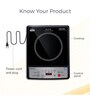 KENT GEM 1500W Induction Cooktop in Black Colour