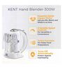 KENT 16051 300W Hand Blender in White Colour