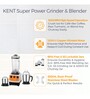 KENT High-Speed Operation BPA-Free and Stainless Steel Lockable Jars Mixer & Grinder (Black)