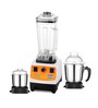 KENT High-Speed Operation BPA-Free and Stainless Steel Lockable Jars Mixer & Grinder (Black)