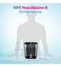 KENT Maxx UV+UF+Alkaline Wall Mounting Water Purifier (Black)