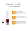 KENT 16042 300W Nutri Blender with 1 Jar