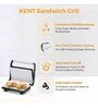 KENT 700W Sandwich Grill with Non-Toxic Ceramic Coating with Adjustable Height Control