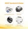 KENT 700W Sandwich Maker with Non Toxic Ceramic Coating Plate