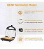 KENT 700W Sandwich Maker with Non Toxic Ceramic Coating Plate