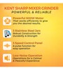 KENT Sharp Overheating and Overcurrent Protected Mixer & Grinder (White)
