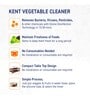 KENT Silicone Bio-friendly (Ozone Disinfection Technology) Vegetable Cleaner (Silver)
