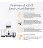 KENT 16067 450W Smart Nutri Blender with 3 Jar