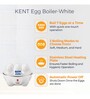 KENT Stainless Steel Egg Boiler with 3 Boiling Modes(White)