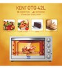 KENT Stainless Steel Auto Shut-Off Feature OTG (Silver)