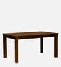 Kentan Sheesham Wood 6 Seater Dining Table In Provincial Teak Finish