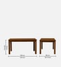 Kentan Sheesham Wood 6 Seater Dining Table In Provincial Teak Finish