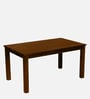 Kentan Sheesham Wood 6 Seater Dining Table In Provincial Teak Finish