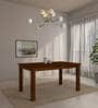 Kentan Sheesham Wood 6 Seater Dining Table In Provincial Teak Finish