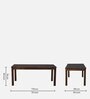 Kentan Sheesham Wood 8 Seater Dining Set Provincial Teak Finish