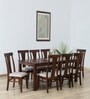 Kentan Sheesham Wood 8 Seater Dining Set Provincial Teak Finish