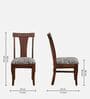 Kentan Sheesham Wood Dining Chairs In Honey Oak Finish (Set Of 2)