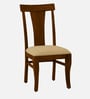 Kentan Sheesham Wood Dining Chairs In Provincial Teak Finish (Set Of 2 )