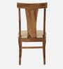 Kentan Sheesham Wood Dining Chairs In Rustic Teak Finish (Set Of 2)